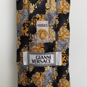 Vintage Gianni Versace Paisley Design Necktie